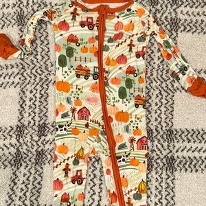 Little Sleepies Pumpkin Patch Kids One Piece
